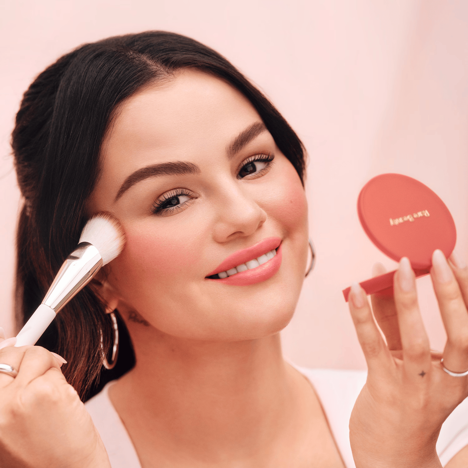 Rare Beauty Soft Pinch Matte Bouncy Blush - Krem Pudra Allık - stre