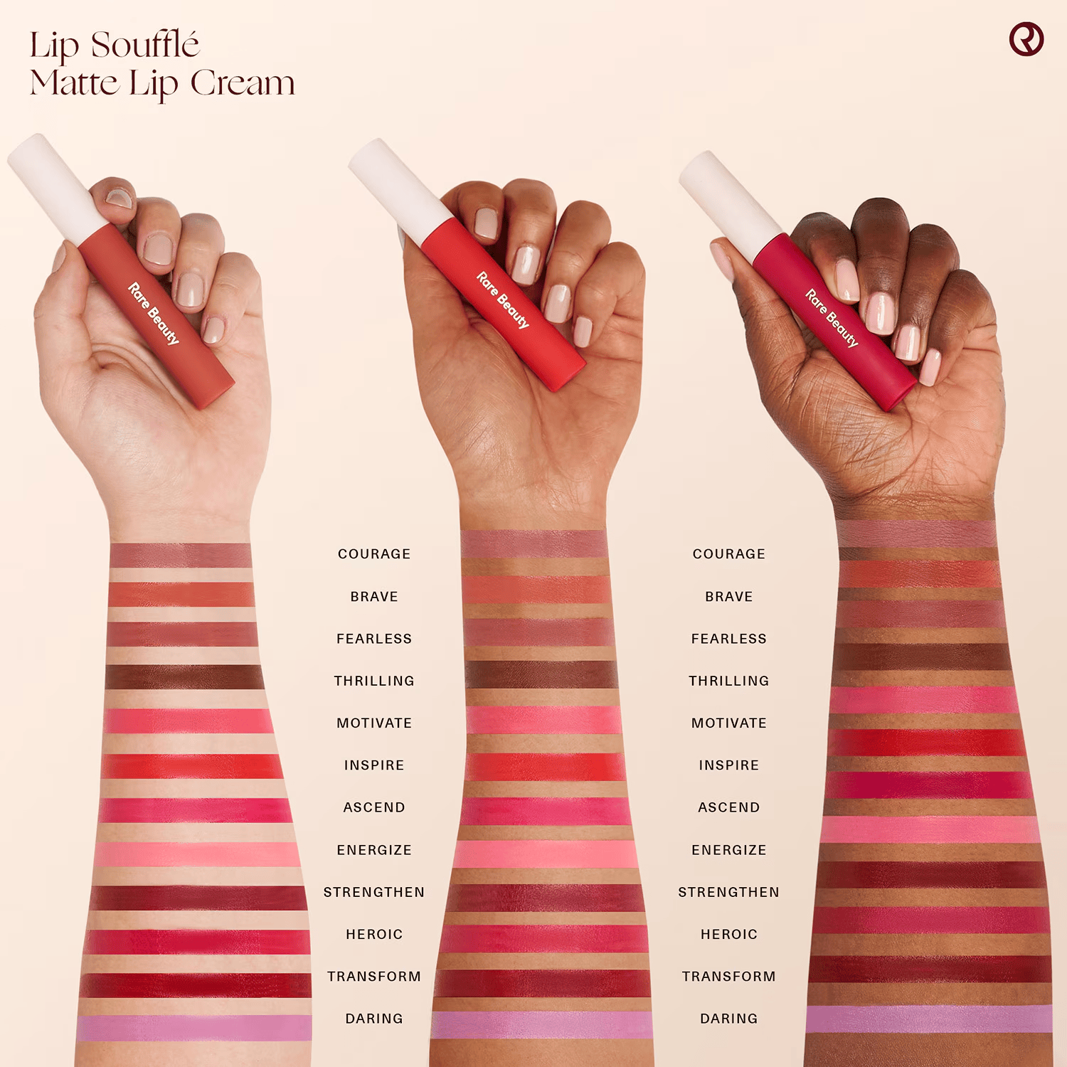 Rare Beauty Lip Soufflé - Mat Likit Ruj - stre