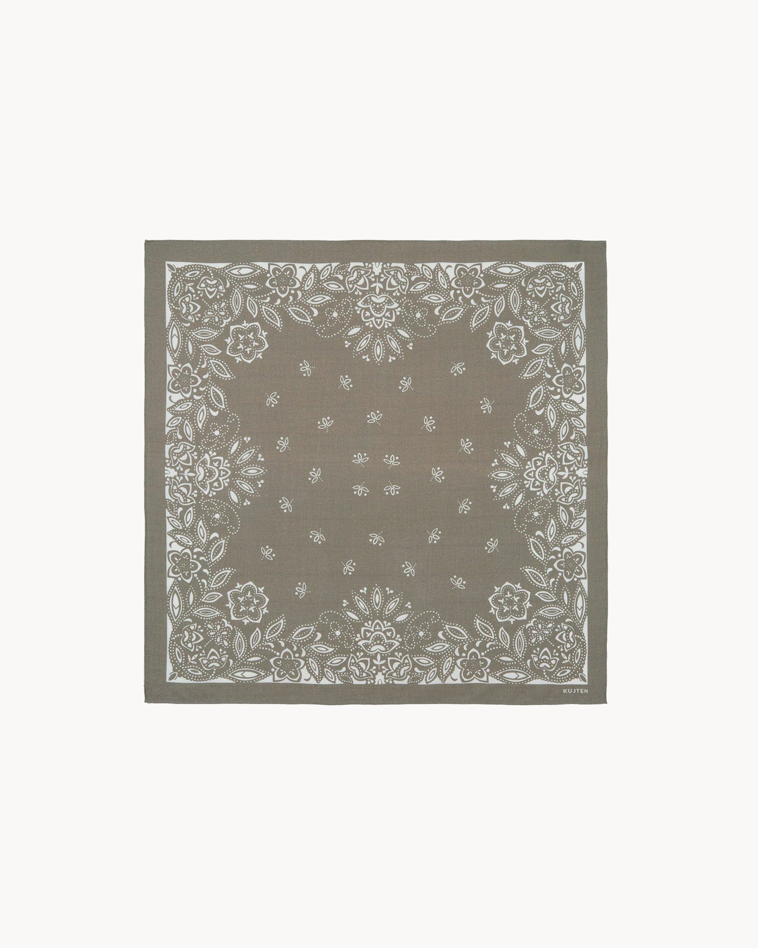 KUJTEN Small Bandana Heli Marl Khaki - Bandana