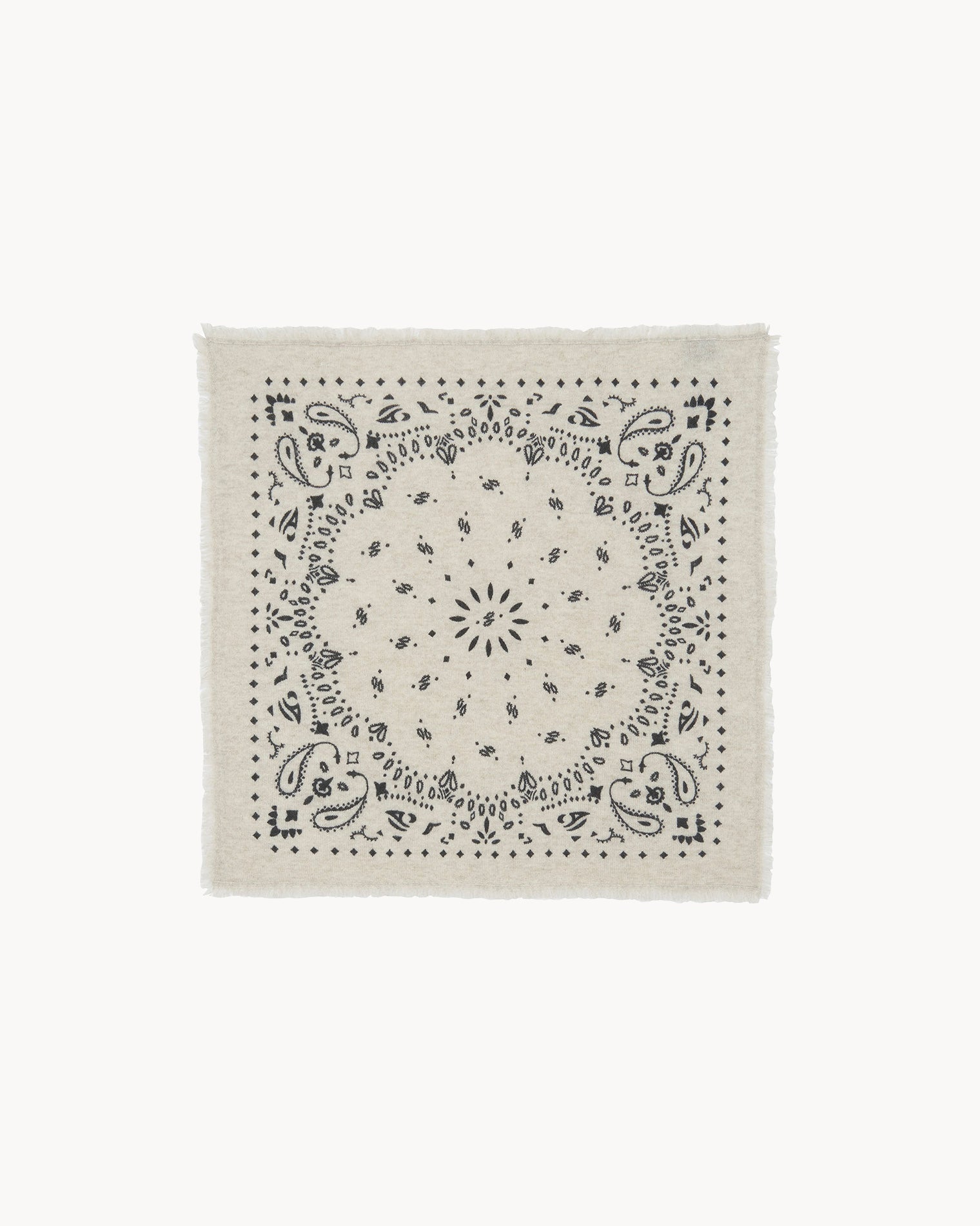 KUJTEN Small Bandana Hachi Oats White - Bandana