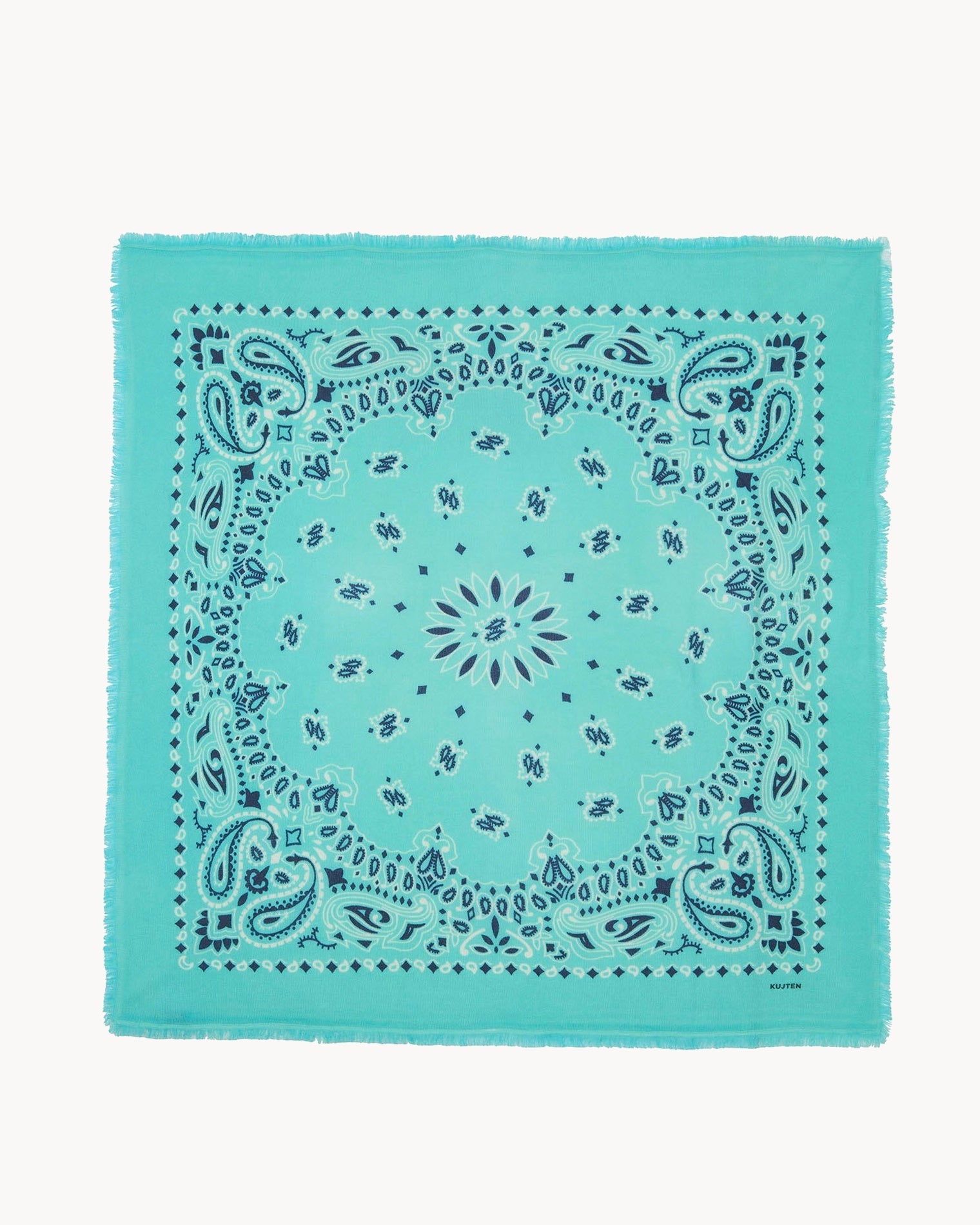 KUJTEN Large Bandana Hachiko Bico Turquoise Green - Bandana