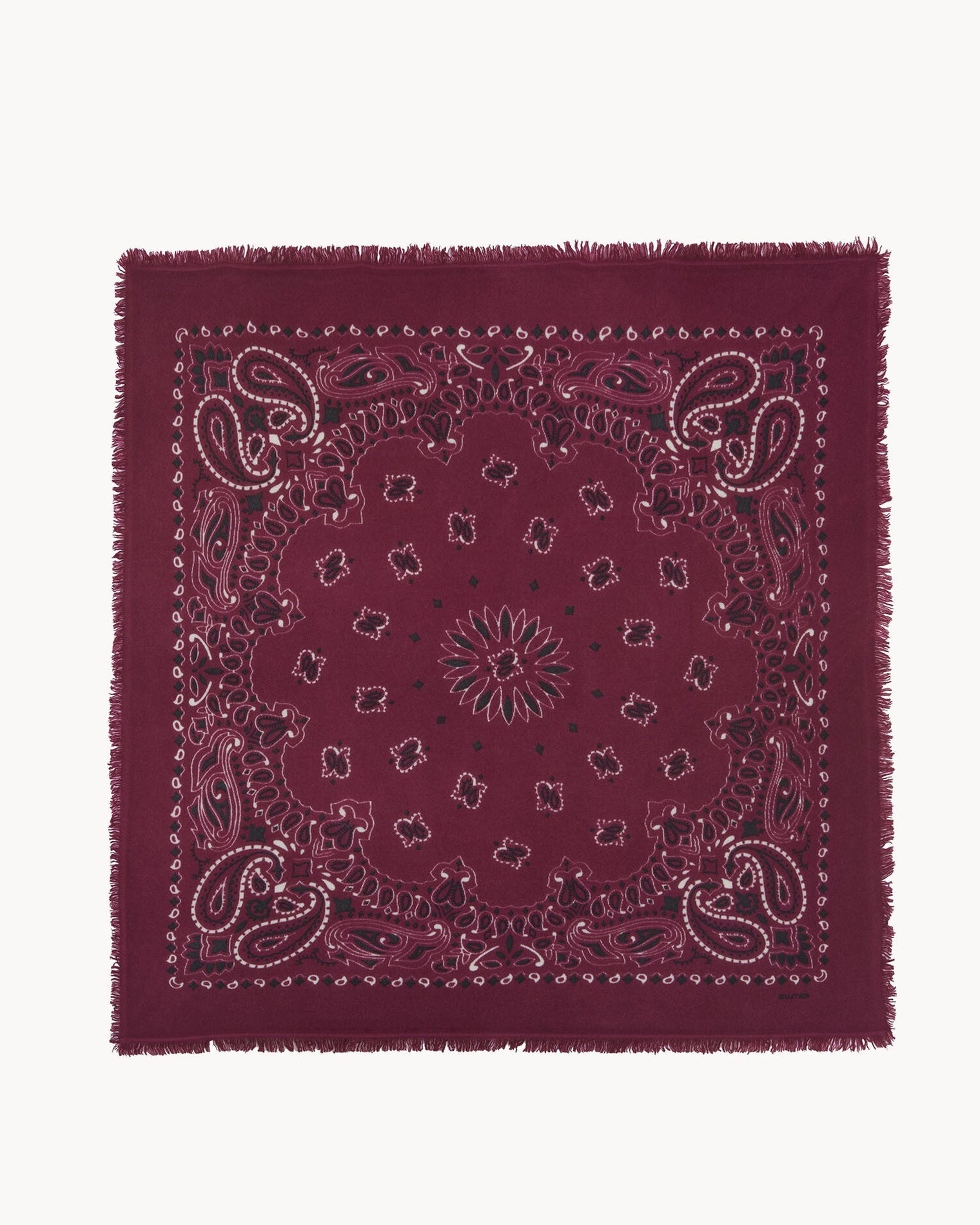 KUJTEN Large Bandana Hachiko Bico Marl Wine Red - Bandana