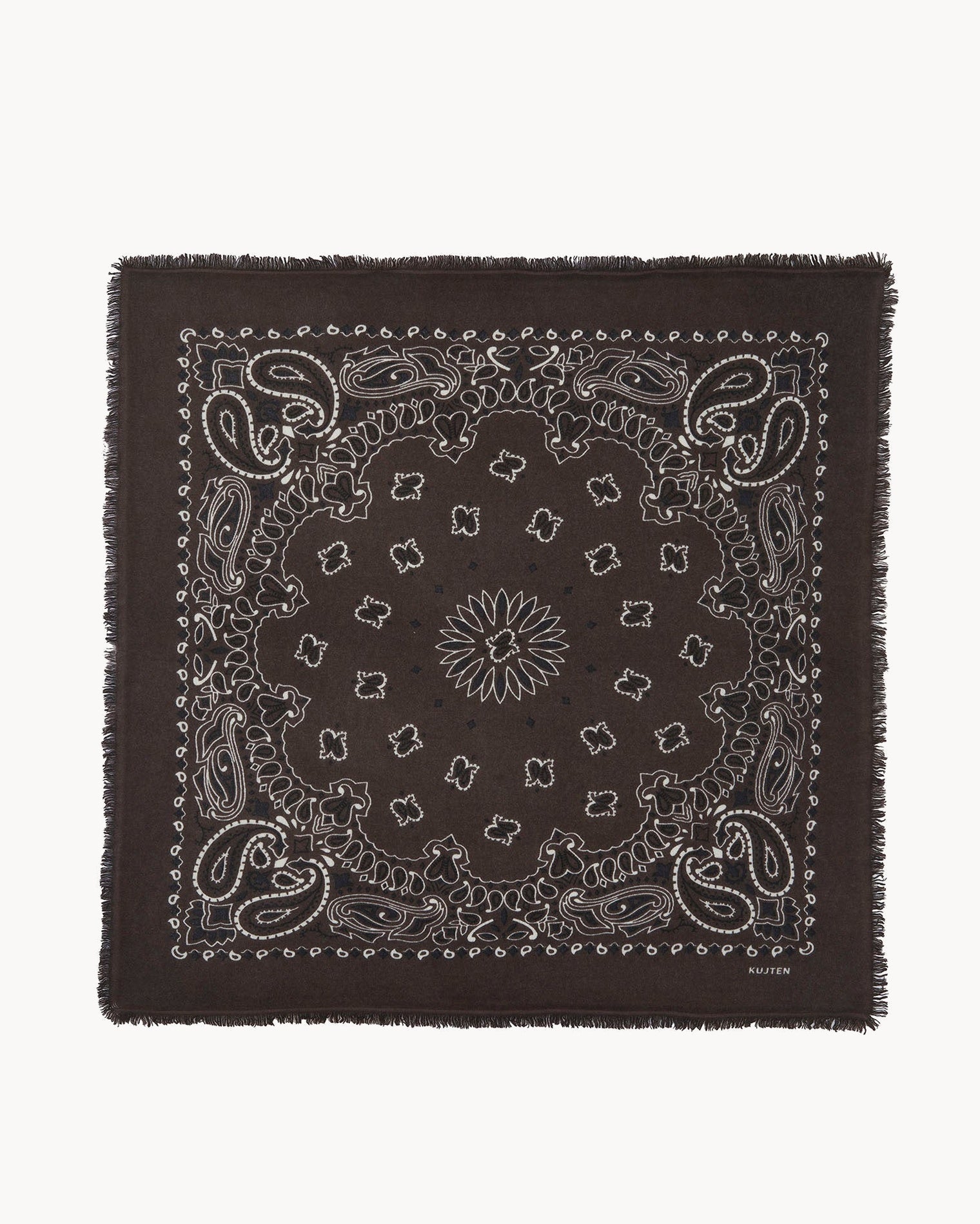 KUJTEN Large Bandana Hachiko Bico Brown - Bandana