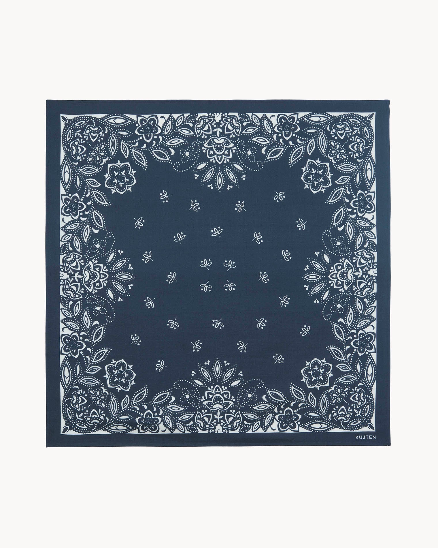 KUJTEN Large Bandana Helia Dark Navy Blue - Bandana