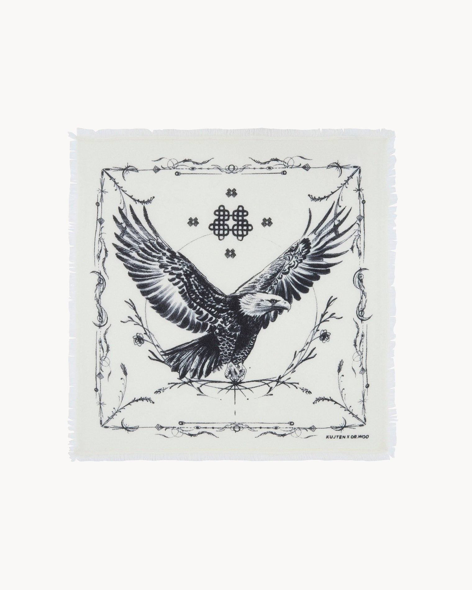 KUJTEN Small Bandana Hilo White - Bandana