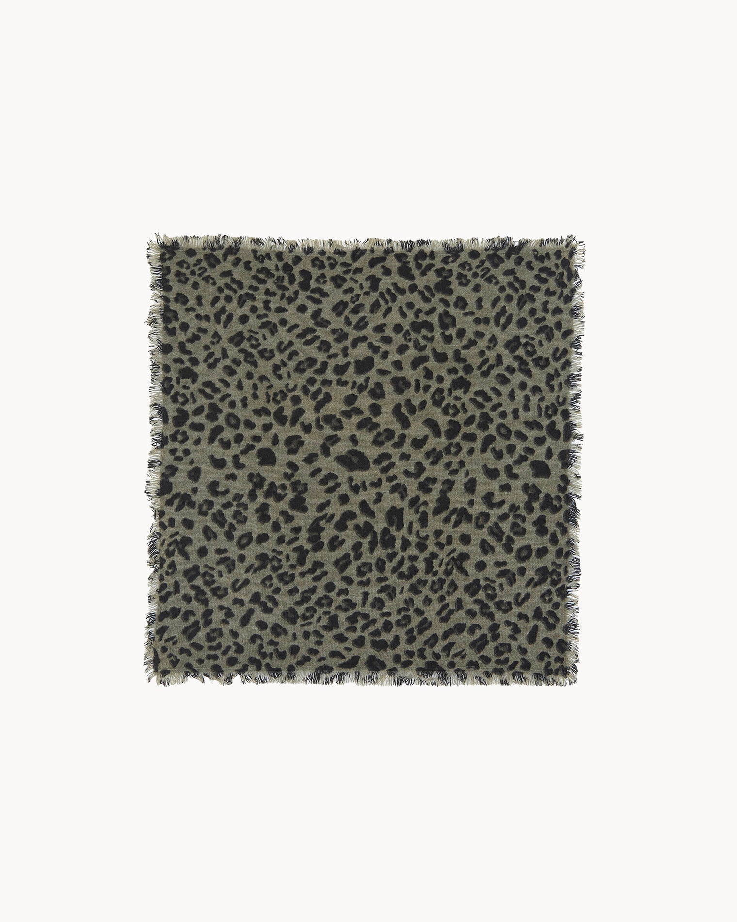 KUJTEN Small Bandana Hachi Leopard Marl Khaki - Bandana