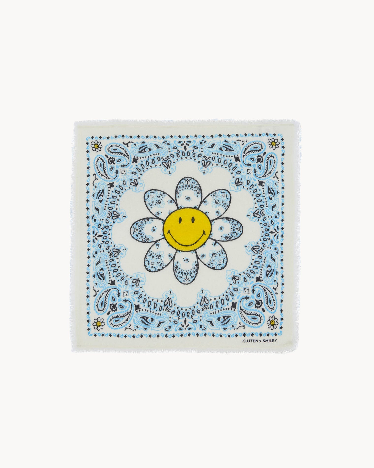 KUJTEN Bandana Hachi Bico Smiley Glacier Blue - Bandana
