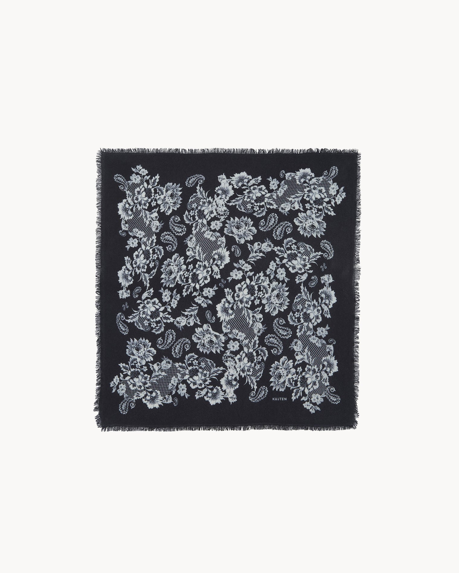 KUJTEN Small Bandana Hachi Lace Black - Bandana
