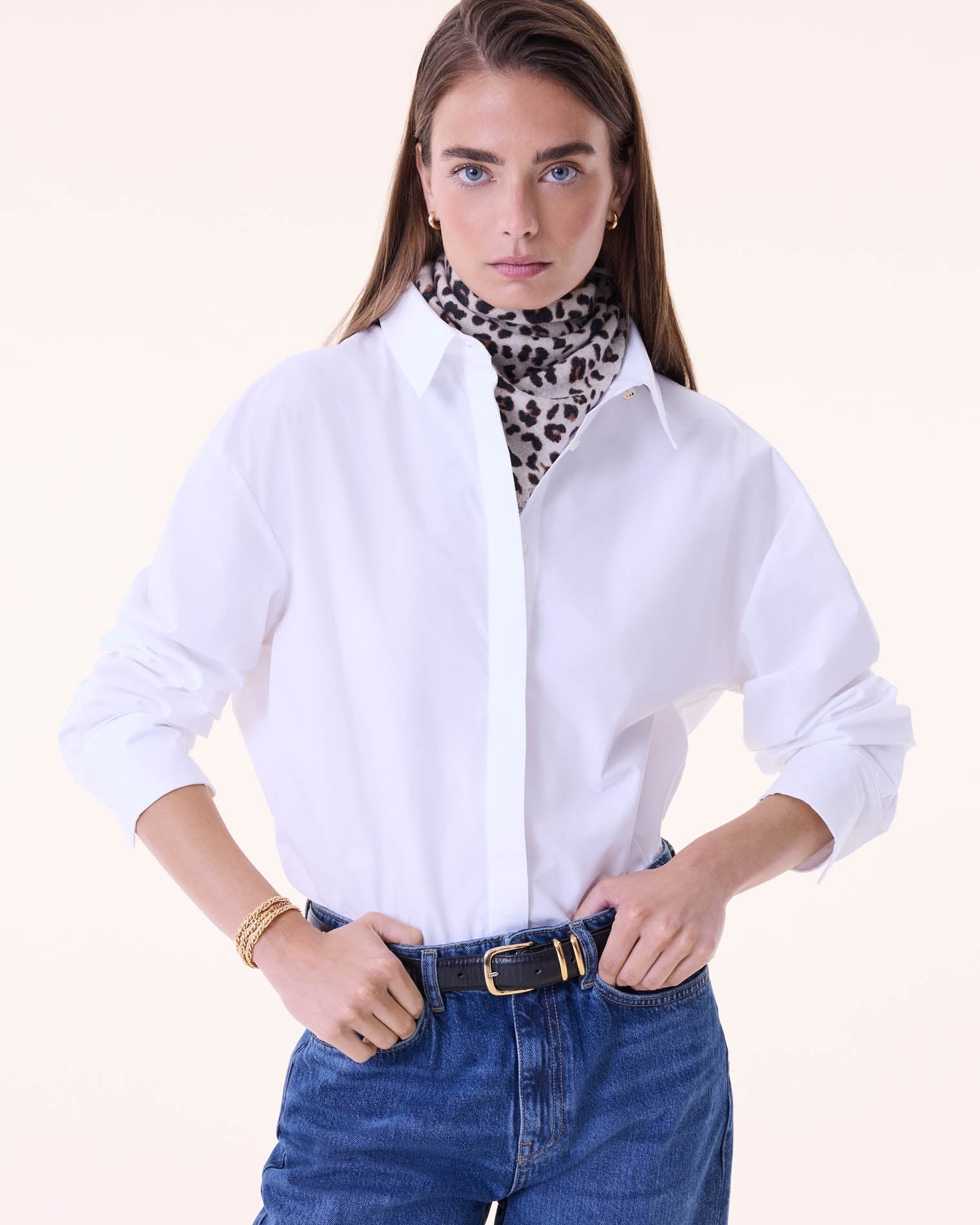 KUJTEN Petit Bandana Hachi Leopard Avoine - Bandana