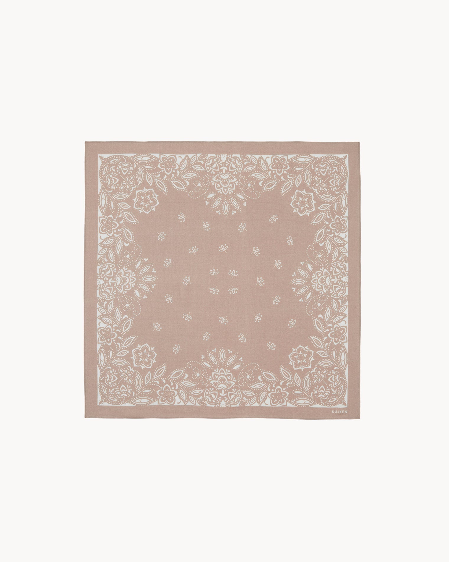 KUJTEN Small Bandana Heli Organic Beige - Bandana