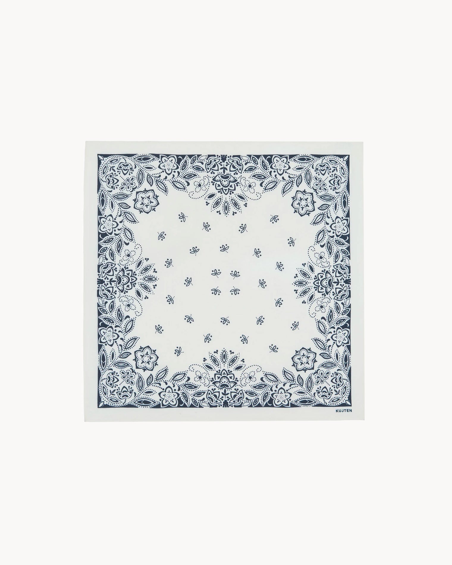 KUJTEN Small Bandana Heli White - Bandana