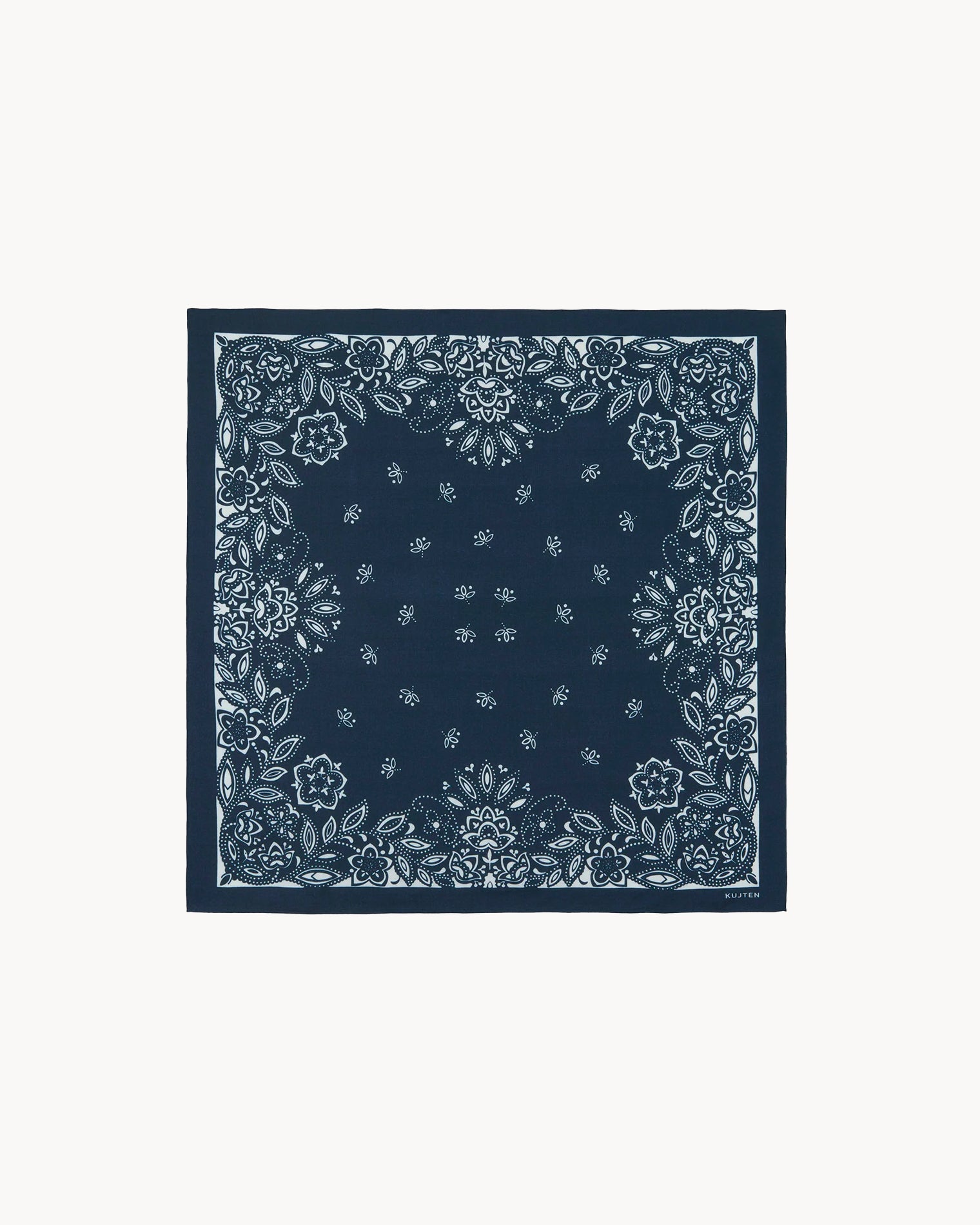 KUJTEN Small Bandana Heli Dark Navy Blue - Bandana
