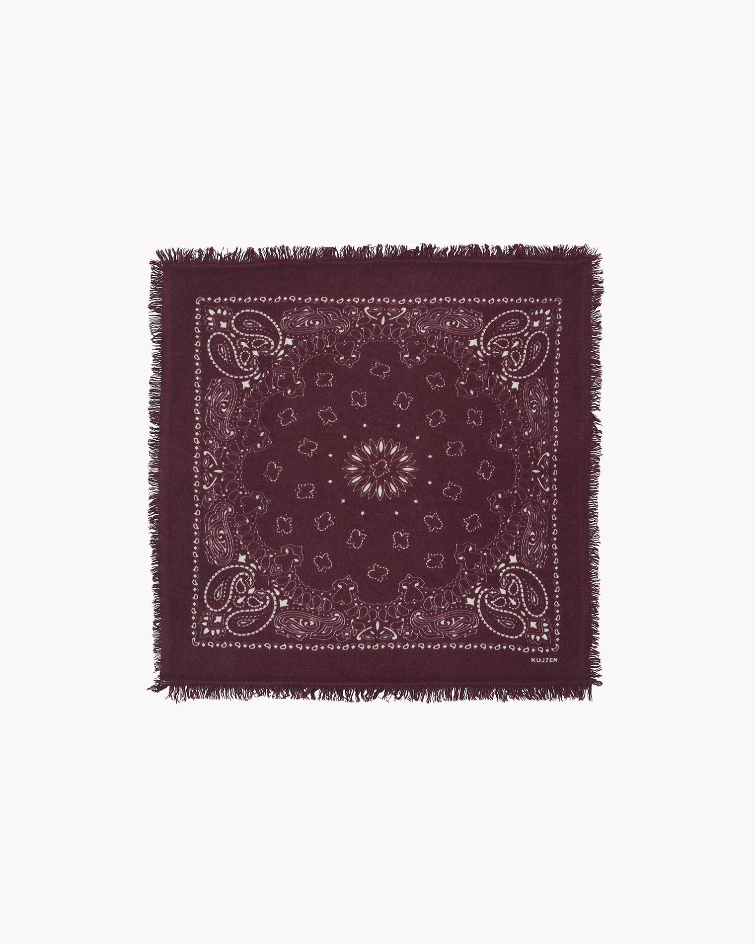 KUJTEN Small Bandana Hachi Burgundy - Bandana