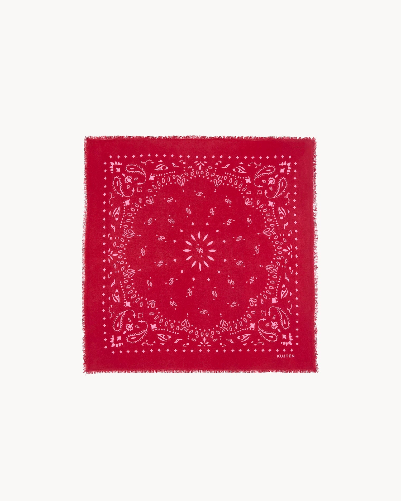 KUJTEN Small Bandana Hachi Red Pink - Bandana