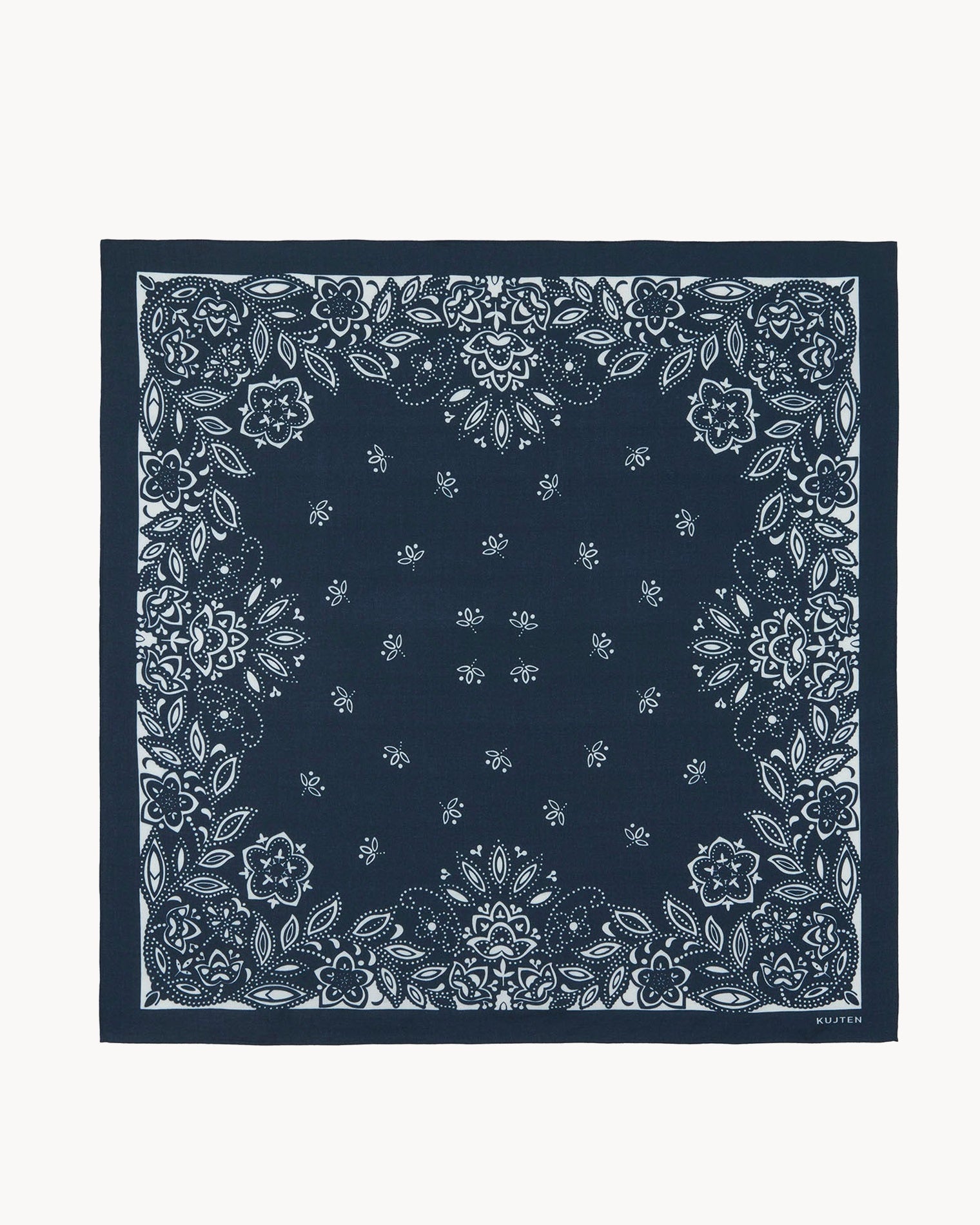 KUJTEN Large Bandana Helia Dark Navy Blue - Bandana