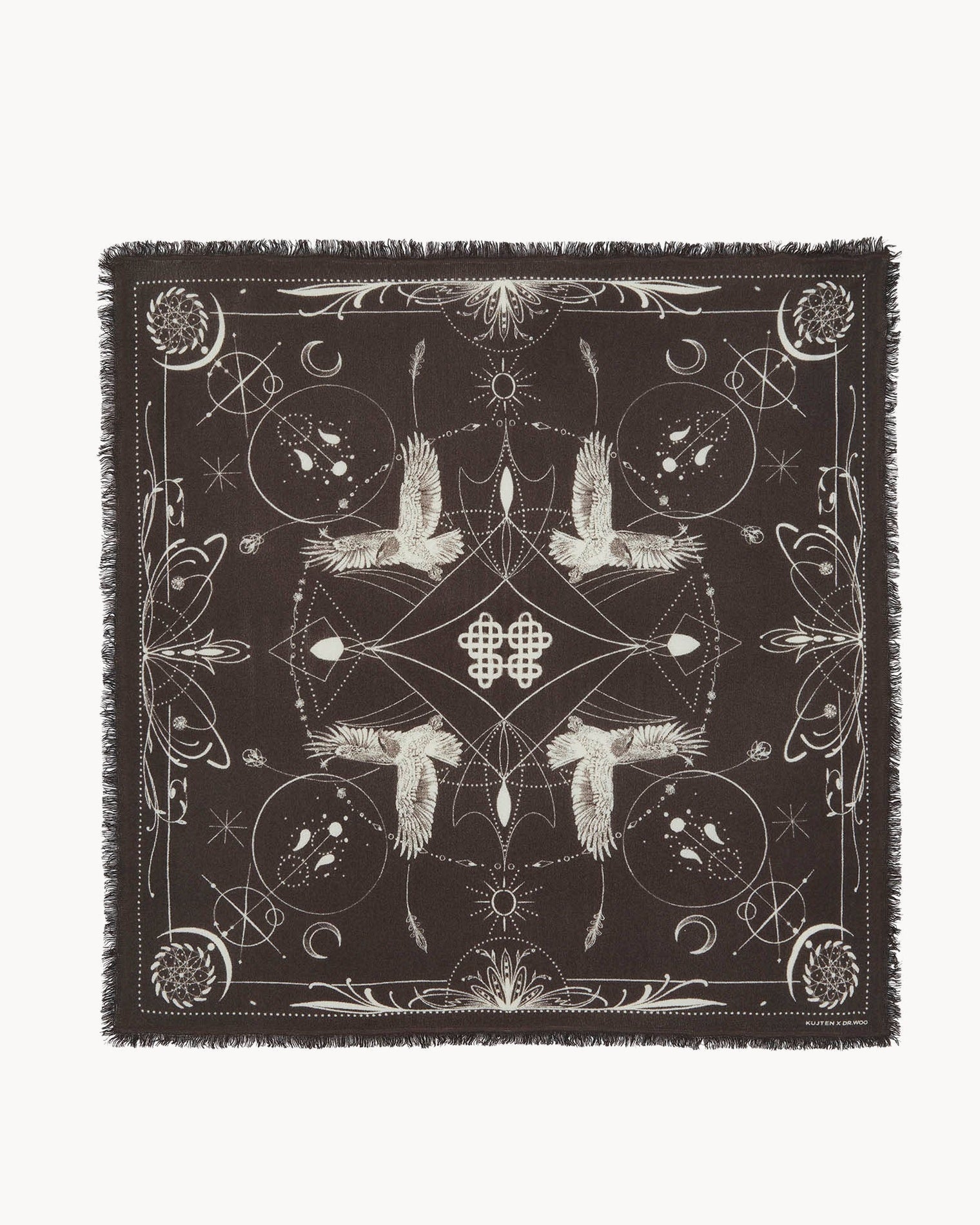 KUJTEN Large Bandana Hiloki Brown - Bandana