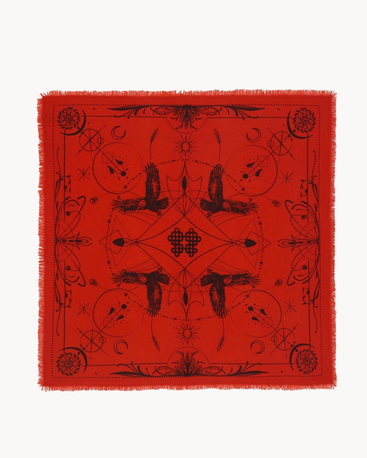 KUJTEN Large Bandana Hiloki Red Orange - Bandana