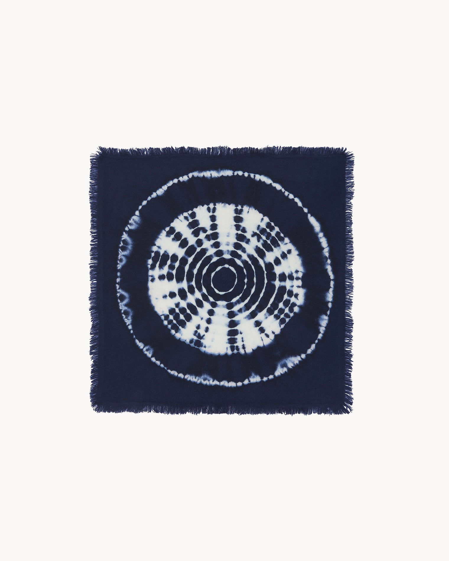 KUJTEN Small Bandana Hachi Circle Indigo Blue - Bandana