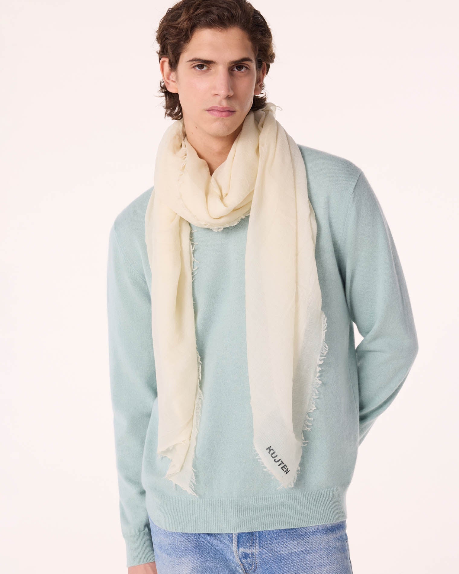 KUJTEN Bandana Effy Uni White - Bandana