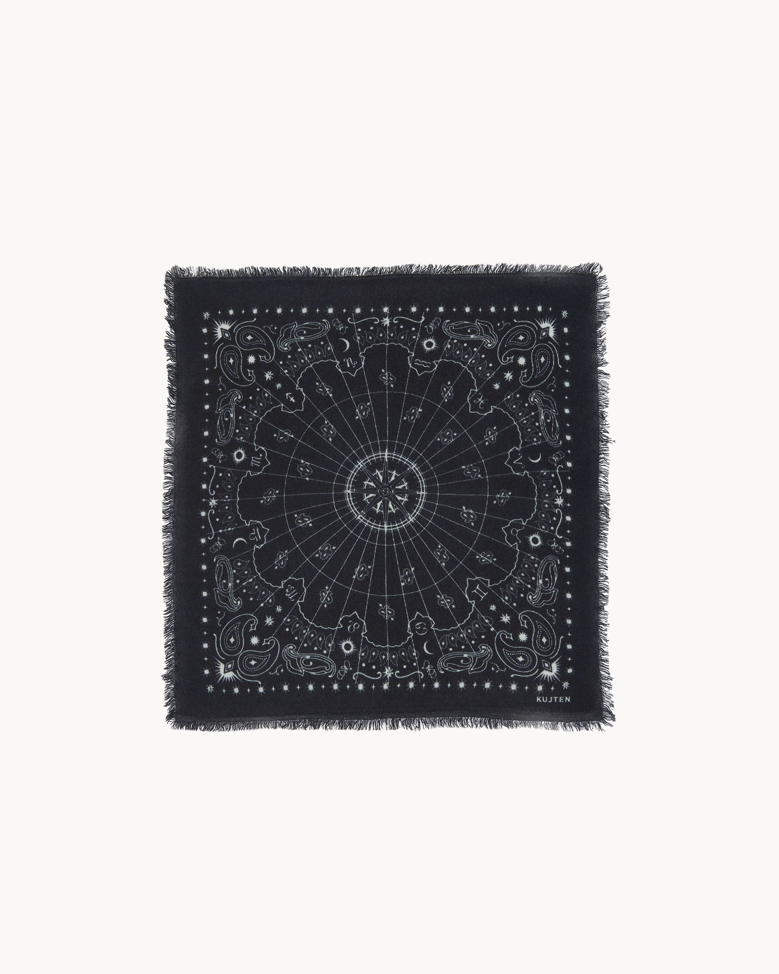 KUJTEN Small Bandana Hachi Astro Black - Bandana