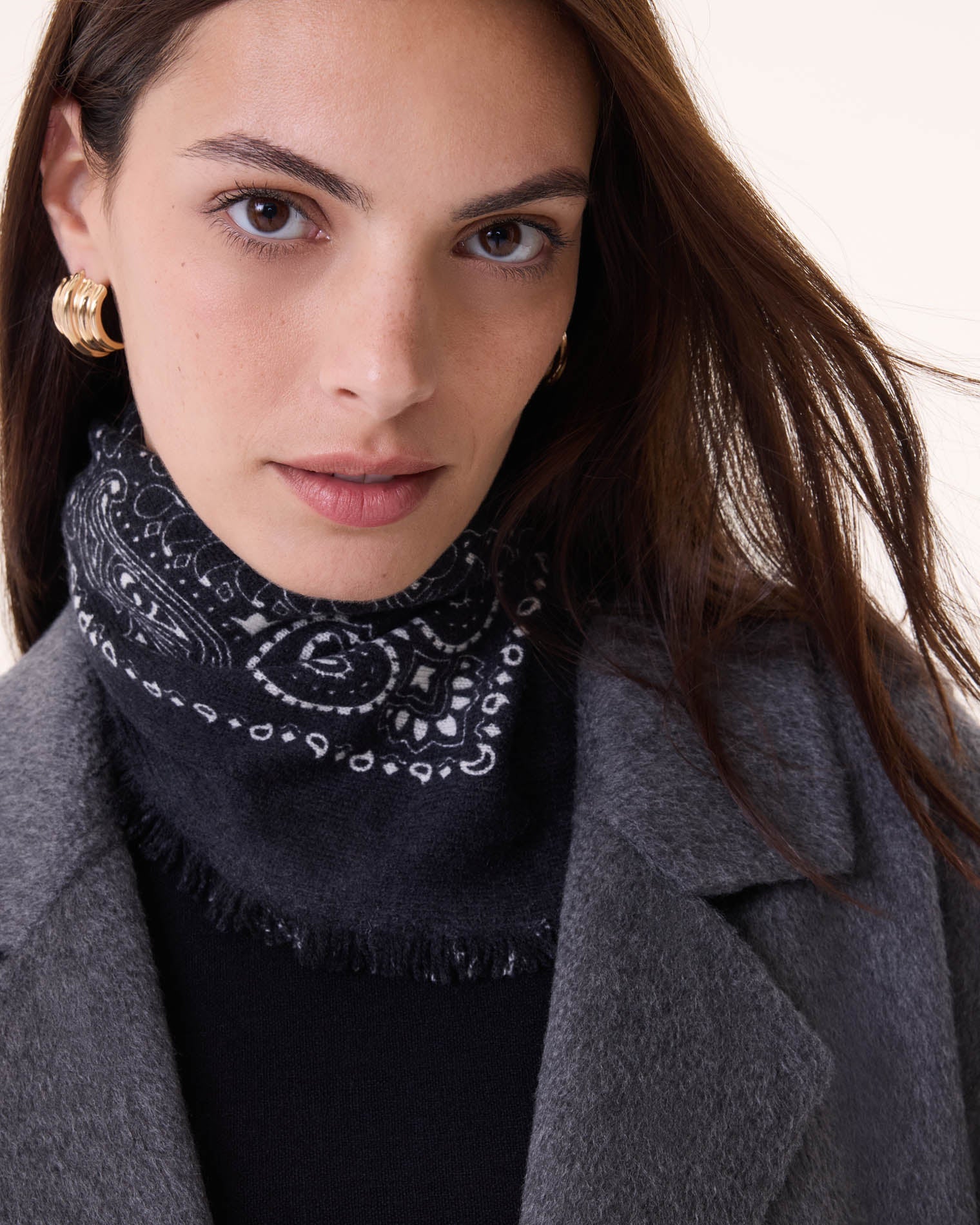 KUJTEN Small Bandana Hachi Black - Bandana