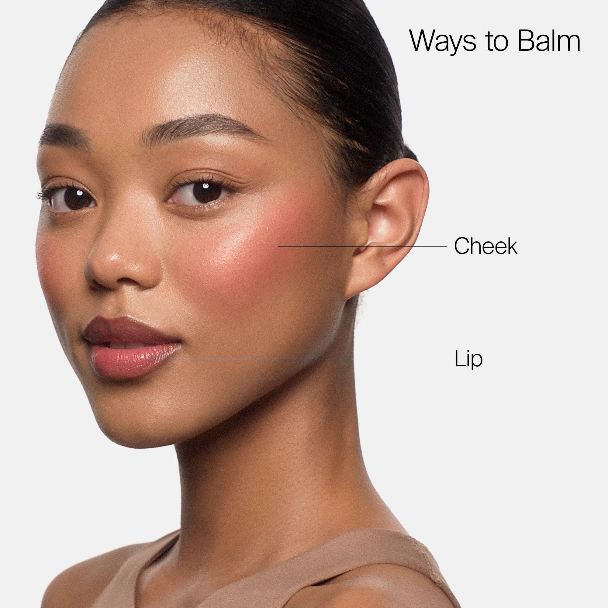 Haus Labs Color Fuse Glassy Blush Balm Stick - Allık - stre