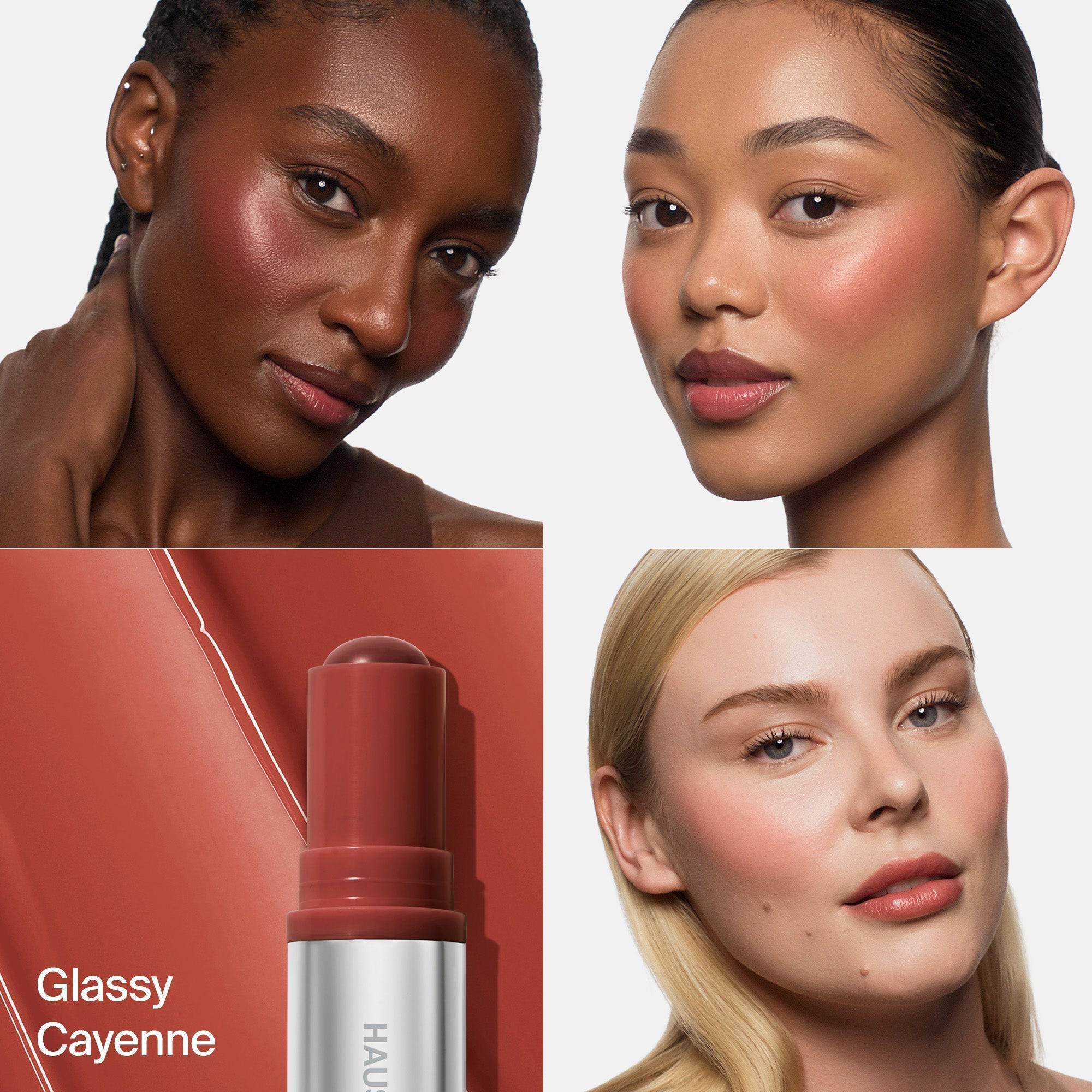 Haus Labs Color Fuse Glassy Blush Balm Stick - Allık - stre